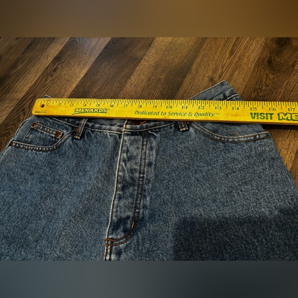 Vintage Falls Creek Women's Blue Jean Shorts size 14 jorts denim basic - Picture 5 of 9